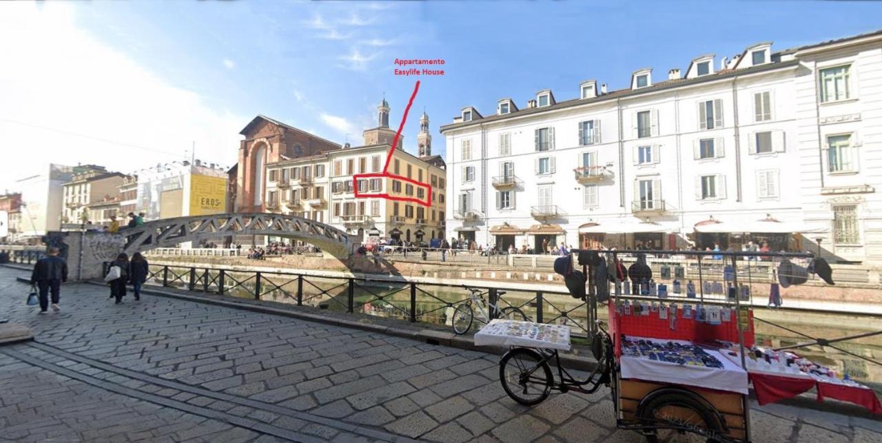 Easylife - Splendido Appartamento Con Vista Sul Naviglio Grande Milan Bagian luar foto